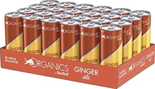 Red Bull Organics Ginger Ale 24x 250ml