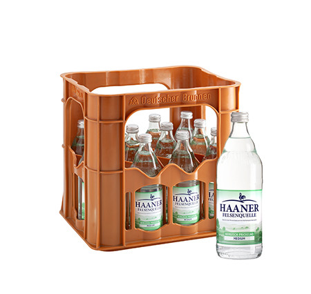 HAANER Felsenquelle Medium 12x0,5l Glas (MEHRWEG)