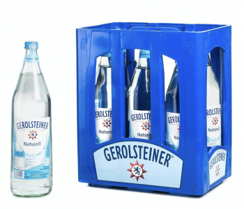 GEROLSTEINER Naturell 6x1l GLAS (MEHRWEG)