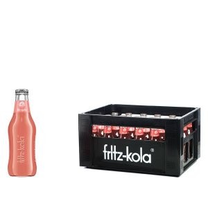 fritz-spritz BIO Rhabarber-Schorle 24x0,2l (MEHRWEG)