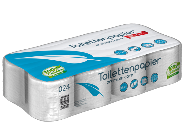 Toilettenpapier 8 Rollen - 3 Lagig