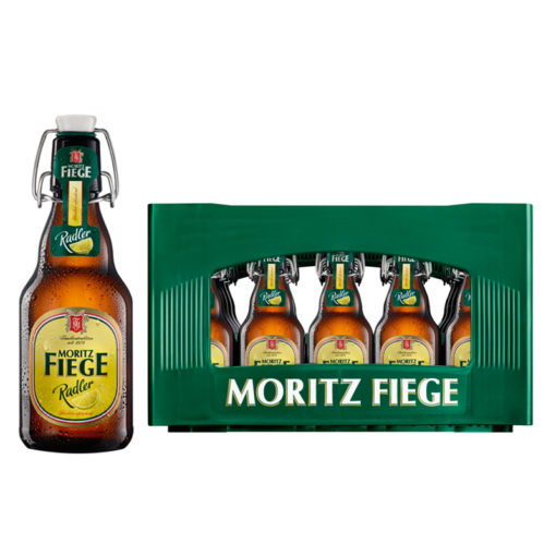 MORITZ FIEGE Radler 20×0,33l Bügel (MEHRWEG) flaschenbote & Getränke Frieling GmbH & Co.KG MORITZ FIEGE Radler 20×0,33l Bügel (MEHRWEG) flaschenbote & Getränke Frieling GmbH & Co.KG