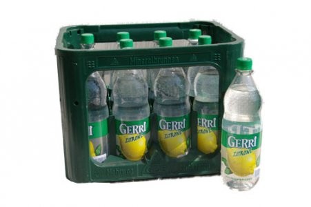 GERRI Zitrone klar 12/1,0 PET (MEHRWEG)
