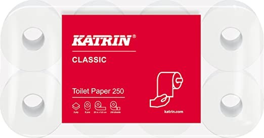 Toilettenpapier 8 Rollen 2- Lagig