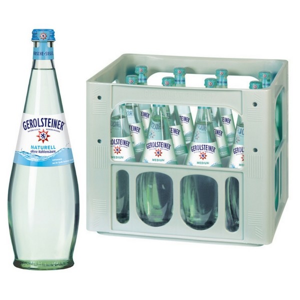Gerolsteiner Naturell Gourmet 12x0,75L (GLAS)
