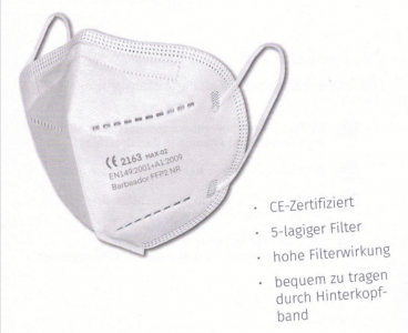 FFP2-Maske (20 Stück in Karton)